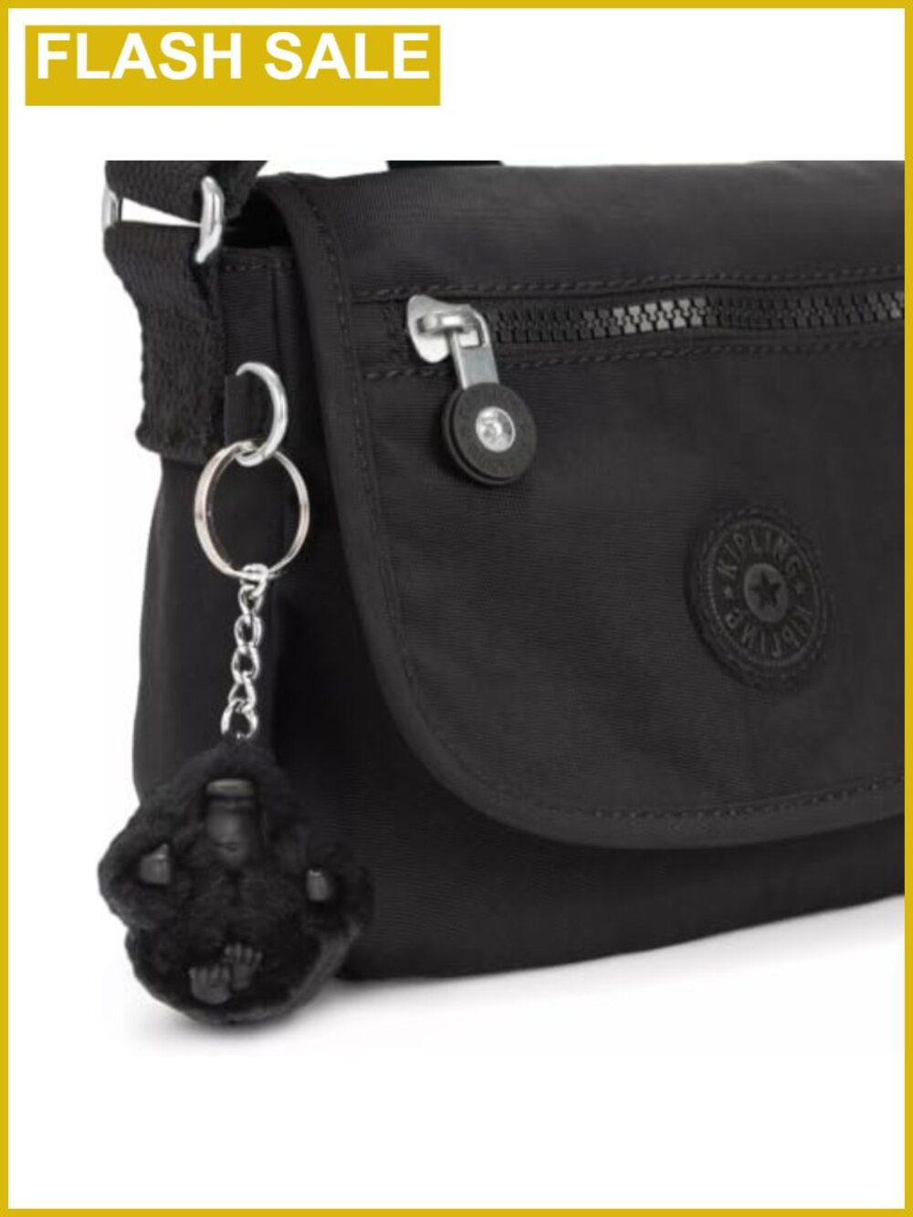 Mini Crossbody Bag Water Resistant Nylon Adjustable Strap - Picture 5 of 6